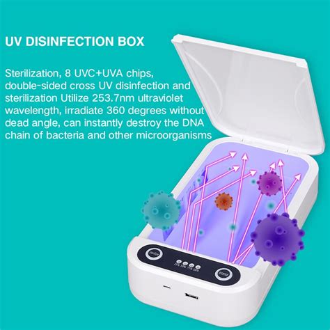 Uv Led Caixa De M Scara Facial Esterilizador Anti Grandado