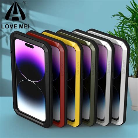 Love Mei Funda Protectora De Silicona Para Tel Fono Apple Carcasa De