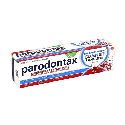 Parodontax Dentifrice Au Fluor Fra Cheur Intense Compl Te Protection