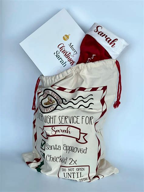 Personalised Christmas Sacks Dubai Little Bundles