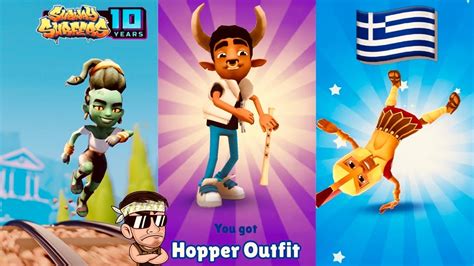 Subway Surfers Greece 2022 Unlocking Nikos Hopper Outfit YouTube