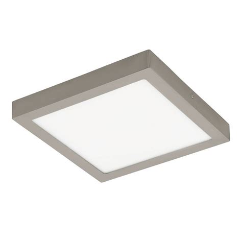 Eglo Leuchten FUEVA C Deckenleuchte LED Nickel Matt 33211 Lampe Shop Ch