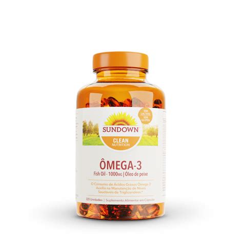 Ômega 3 Fish Oil 1000mg Sundown Vitaminas