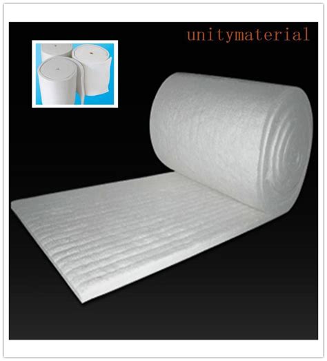 1200 1260 Degrees Refractory Rcf Light Weight Alumina Silicate Ceramic Fiber Blanket For Furnace