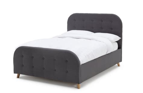 Buy Habitat Ashby Ottoman Kingsize Fabric Bed Frame Grey Bed Frames