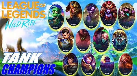 Top 9 Tank Champions In League Of Legends Wild Rift