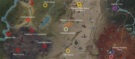 Fallout 76 Vendor Locations Map - All Vendor and Faction Locations