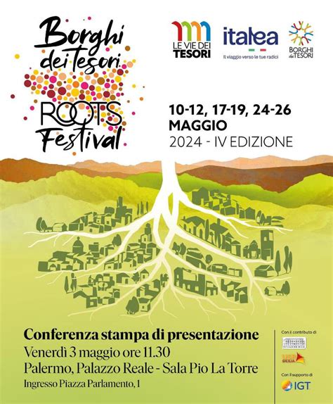 Borghi Dei Tesori Roots Fest Piccoli Comuni Della Sicilia Aprono