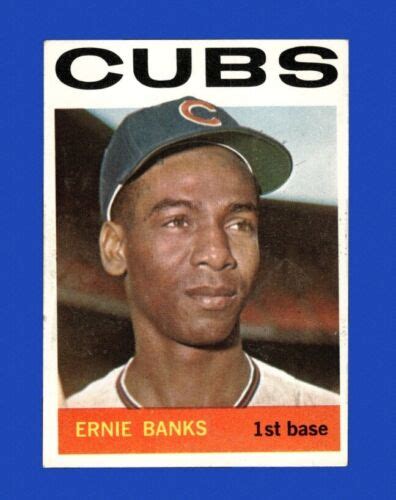 Topps Set Break Ernie Banks Ex Exmint Gmcards Ebay