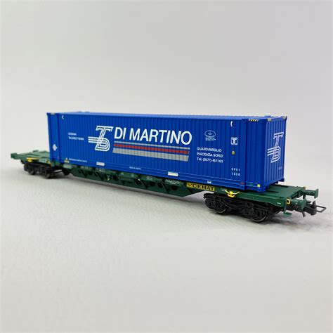 Wagon Porte Conteneur Sgnss Di Martino Cemat FS RIVAROSSI HR6577