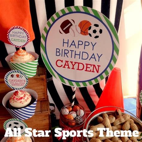 We celebrated my son Cayden’s 8th birthday with an All Star Sports ...