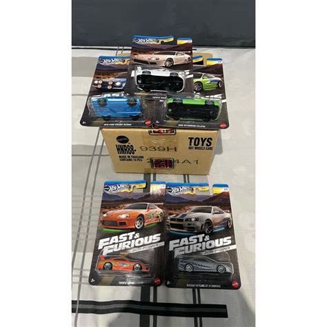 Jual HOT WHEELS FAST FURIOUS HNR BRIAN Set Dus Shopee