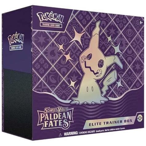 Pokemon Trading Card Game Paldean Fates Elite Trainer Box Mimikyu