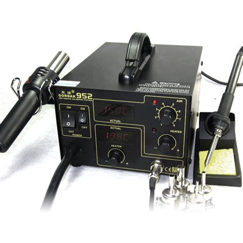 V Solder Rework Station Gordak Smd Hot Air Rework Station Soldering Iron Ebay