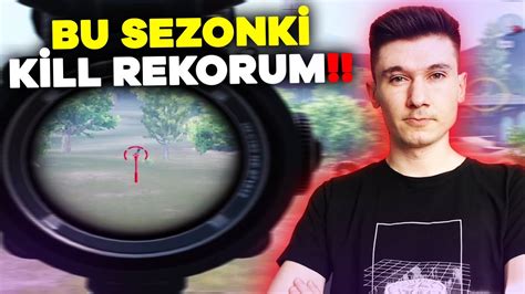 Bu Sezon Kİ Kİll Rekorumu Kirdim Cİo Pubg Mobile Youtube