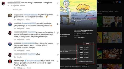 Yine Bize Hüsran Netflix Rick and Morty nin 6 Sezonunun Tekrar