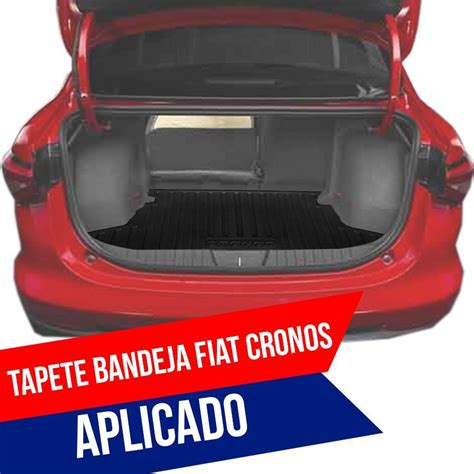 Tapete Bandeja Porta Malas Borda Elevada Fiat Cronos 2017 18 19