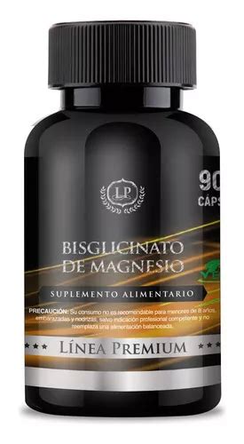 Bisglicinato Glicinato De Magnesio 1 Frasco 90 Capsulas Sabor Sin