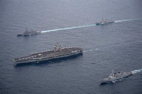 South Korea Us Japan Conduct Trilateral Drills Involving Aircraft