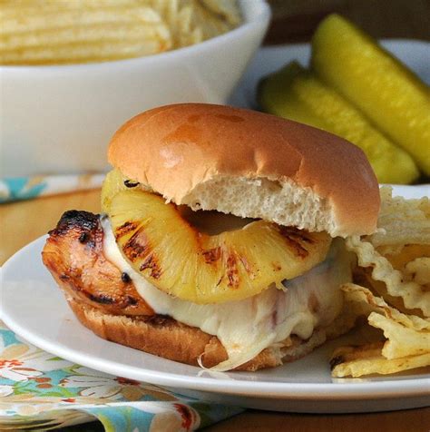 Hawaiian Chicken Sandwiches Cooking Recipes Recipes Hawaiian