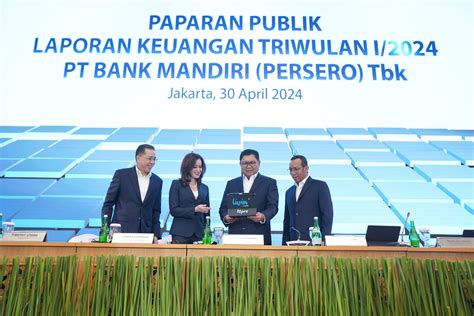 Kredit Bank Mandiri Tembus Rp1 435 Triliun Di Kuartal I 2024