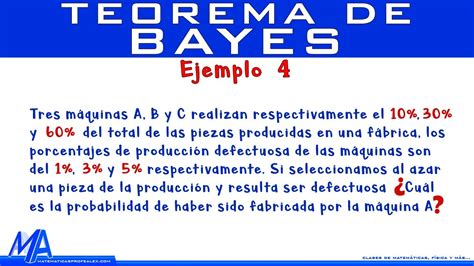 Teorema De Bayes Ejemplo 4 YouTube