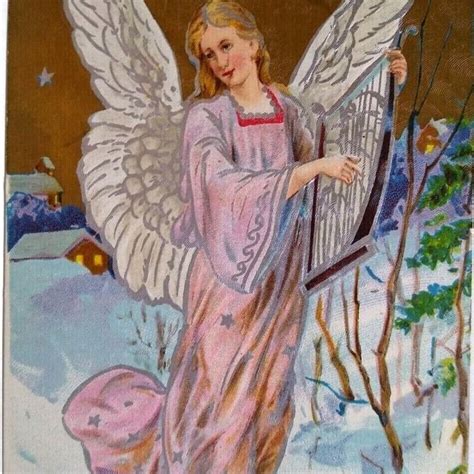 Angel Postcard Etsy