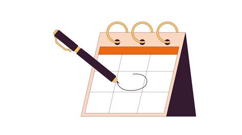 Cartoon Calendar Stock Video Footage For Free Download