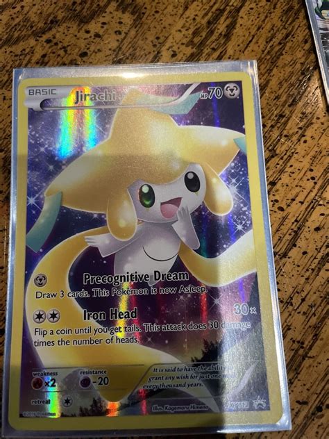 Mavin Pokemon JIRACHI XY112 Mythical Collection BLACK STAR FULL ART