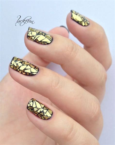 19 Trendy Broken Glass Nail For Winter Pretty Designs