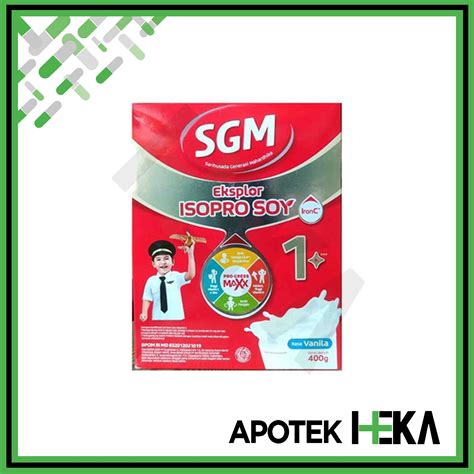 SGM Isopro Soy Eksplor 1 400 G Susu Protein Kedelai Bebas Laktosa