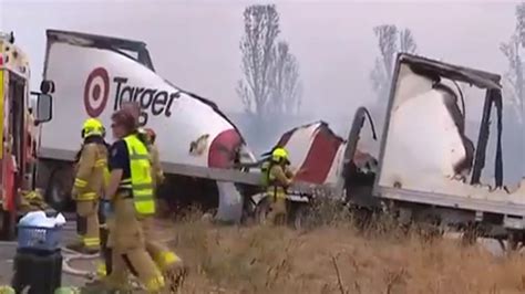 Target truck explodes into flames on the Federal Highway, Wollogorang ...