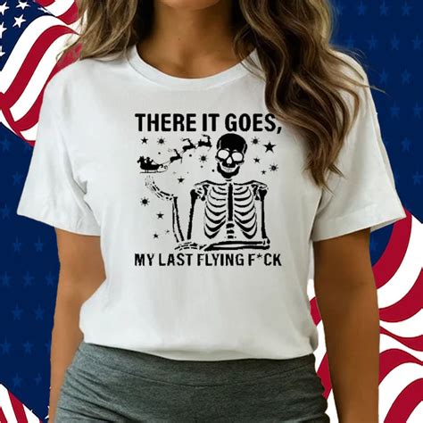 Christmas There It Goes My Last Flying Fuck Print Shirt Shirts Owl