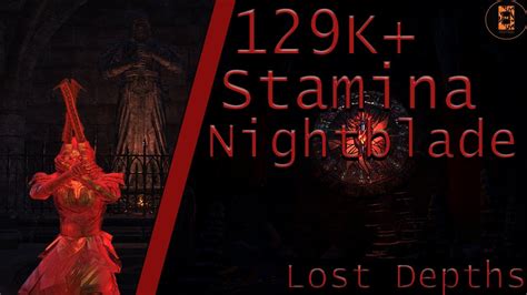 K Stamina Nightblade Pve Build Eso Lost Depths Featuring Charles