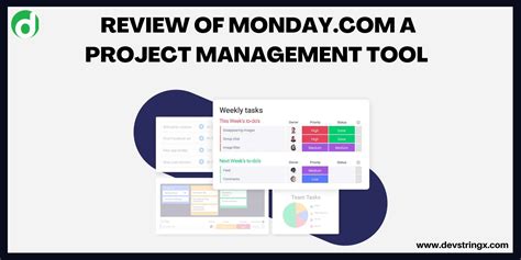 Project Management Tools Monday - Devstringx