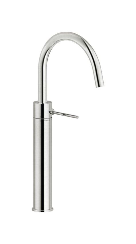 Nobili VE125168 3IX Velis Miscelatore Lavabo Senza Scarico Inox