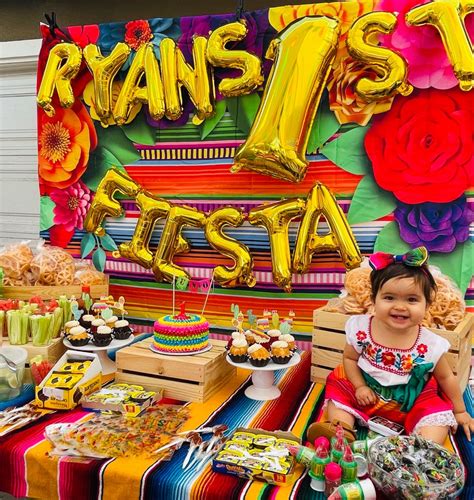 First Fiesta Birthday Party Desserts 1 Year Birthday Party Ideas