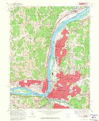 1969 Map of Parkersburg, WV — High-Res | Pastmaps