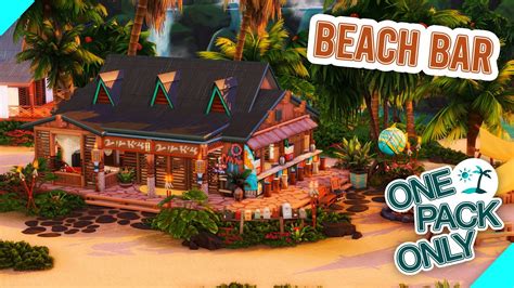 Sulani Beach Bar The Sims 4 Speed Build One Pack Only Island