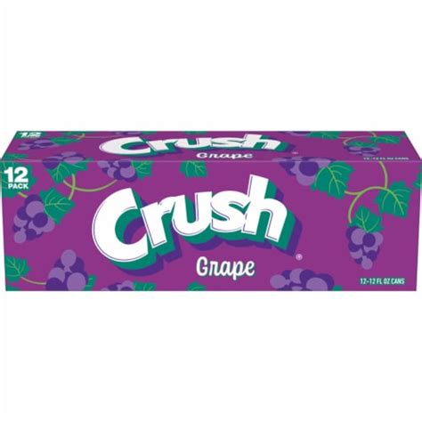 Crush® Caffeine Free Grape Soda Cans, 12 pk / 12 fl oz - Smith’s Food ...