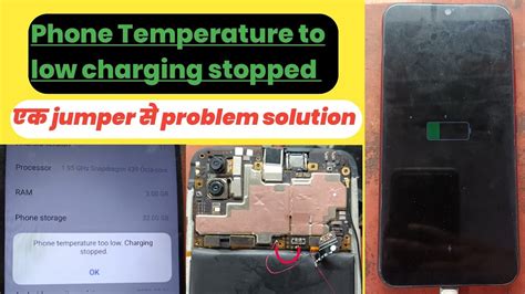 All Vivo Mobile Y12 Y15 Phone Temperature Too Low Charging Stopped