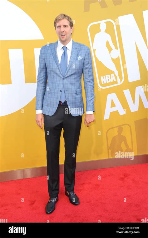 New York Ny June 26 Dirk Nowitzki Attends The 2017 Nba Awards At