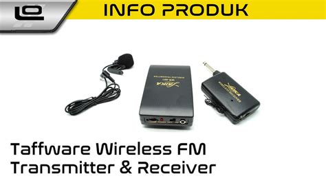 Taffware Wireless Fm Transmitter Receiver Professional Microphone