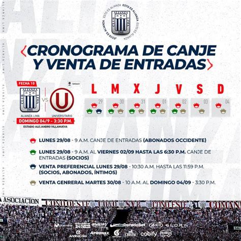 Entradas Alianza Lima Vs Universitario Cómo Comprar Y Cuánto Cuestan