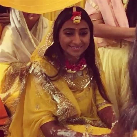 Yeh Rishta Kya Kehlata Hai Actress Mohena Kumari Singhs Haldi Ceremony Pictures Are Not To Be