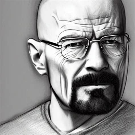 Walter White Pencil Sketch Arthubai