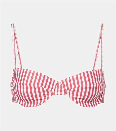 Faithfull Farrah Gingham Bikini Top Faithfull