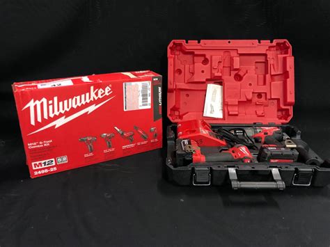 Milwaukee M12 5 Tools Combo Kit Milwaukee M18 Cordless Drill Set