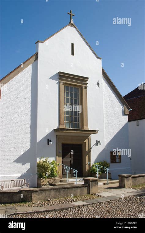 modern methodist church white wall front door wall stock photo alamy