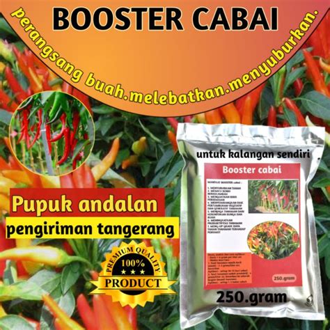 Jual Pupuk Cabai Organik Perangsang Buah Pelebat Buah Dan Bunga